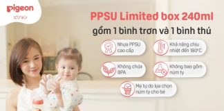 Bình sữa Pigeon phiên bản giới hạn có tốt không? binh-sua-pigeon-ban-gioi-han