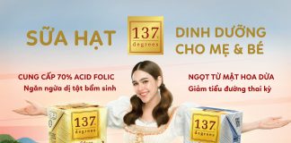 Sữa hạt tốt cho mẹ bầu và em bé