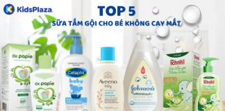 Review top 5 loại sữa tắm gội cho bé không cay mắt