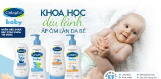 Sữa tắm Cetaphil cho bé có mấy loại? Địa chỉ mua uy tín