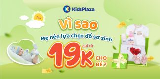 Mách mẹ săn đồ sơ sinh giá tốt chỉ từ 19k tại KidsPlaza