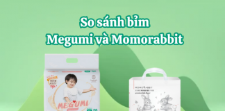 So sánh bỉm Megumi và Momorabbit, chi tiết từng loại?