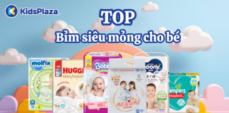 Top 8 tã bỉm siêu mỏng cho bé thoải mái, mẹ không nên bỏ lỡ