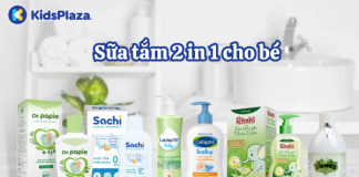 Top 6 sữa tắm gội 2 in 1 cho bé được tin dùng nhất