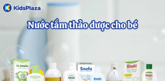Top nước tắm thảo dược cho bé sơ sinh bán chạy nhất tại KidsPlaza