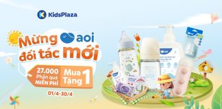Mừng đối tác mới Aoi – Kidsplaza tung DEAL hời