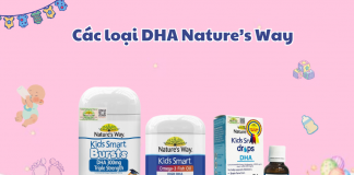 Giải đáp DHA Nature’s Way có mấy loại?
