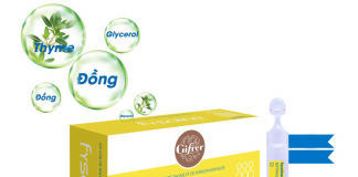 Nước muối Fysoline vàng dùng được bao lâu sau khi mở nắp