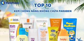 Top 10+ kem chống nắng không chứa Paraben an toàn cho bé kem-chong-nang-khong-chua-Paraben