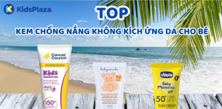 Review các loại kem chống nắng không kích ứng da cho bé kem-chong-nang-khong-kich-ung-da
