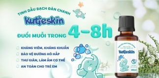 Tìm hiểu công dụng tinh dầu đuổi muỗi Kutieskin cho bé?