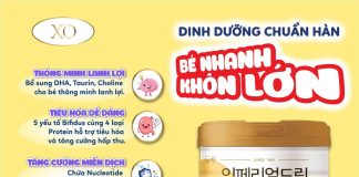 Review Sữa XO số 3 mẫu mới cho bé mấy tháng? Có tăng cân không?