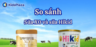 So sánh sữa XO và Hikid từ thành phần, công dụng cho bé