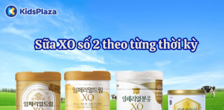 Sữa XO số 2 dành cho trẻ mấy tháng? Hướng dẫn sử dụng chi tiết