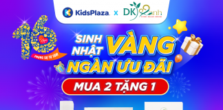 Dược Khoa Xanh mua 2 tặng 1 mừng sinh nhật KidsPlaza 16 tuổi