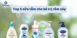 Khám phá top 5 sữa tắm cho bé trị rôm sảy? Có thể mẹ chưa biết?