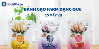 Giải đáp bánh gạo Farm dạng que có mấy vị?