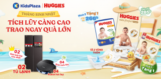 Huggies siêu Deal độc quyền mừng sinh nhật KidsPlaza 16 tuổi