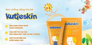 Kem chống nắng Kutieskin dùng cho bé mấy tuổi? kem-chong-nang-cho-be-kutieskin