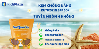 Kem chống nắng Kutieskin có chứa Paraben không? kem-chong-nang-kutieskin-14