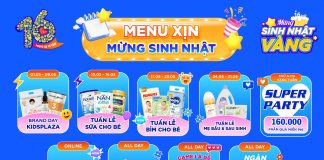 Mừng sinh nhật vàng KidsPlaza 16 tuổi – Đặt lịch săn SALE ngay! sinh-nhat-kidsplaza-16-tuoi