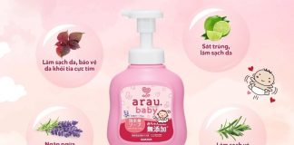 Sữa tắm Arau baby có tốt không? Review chi tiết