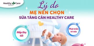 5 Lý do ba mẹ nên chọn sữa Healthy Care cho bé
