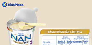 Hướng dẫn mẹ cách pha sữa Nan Supreme Pro chuẩn công thức