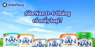Khám phá sữa Nan 0 – 6 tháng tuổi có mấy loại? Đánh giá từng loại?