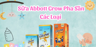 Sữa Abbott Grow hươu cao cổ pha sẵn có mấy loại?