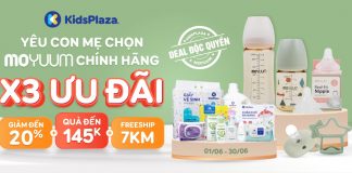 Moyuum x3 ưu đãi giảm đến 20% – Quà đến 145.000Đ