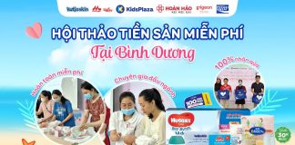 Lịch học tiền sản miễn phí ngày 23/6 lớn nhất tại Bình Dương