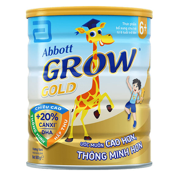 Sữa Abbott Grow 6+ dinh dưỡng cho bé từ 6 tuổi