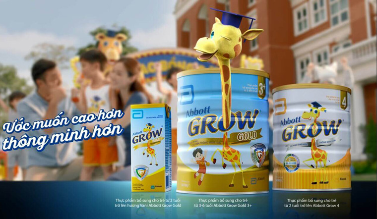 Abbott Grow - sữa công thức cao cấp của Abbott (Hoa Kỳ)