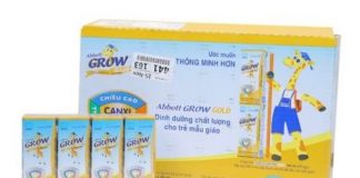 1 thùng sữa Grow Abbott pha sẵn 180ml giá bao nhiêu?