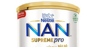 Bé uống sữa Nan Supreme Pro 1 có tăng cân không?