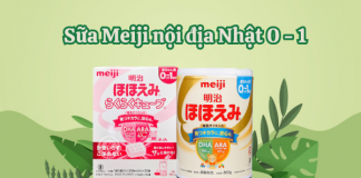 Khám phá công dụng sữa Meiji số 0 nội địa Nhật cho bé từ 0-12 tháng tuổi