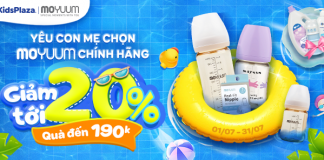 Moyuum siêu ưu đãi giảm tới 20% – Qùa đến 190.000Đ