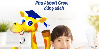 Sữa hươu cao cổ pha nước bao nhiêu độ?