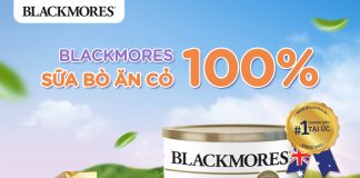 Blackmores tự hào sở hữu nguồn sữa chất lượng từ bò ăn cỏ 100%