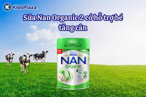 [Giải đáp] Sữa Nan Organic số 2 có hỗ trợ bé tăng cân tốt không?