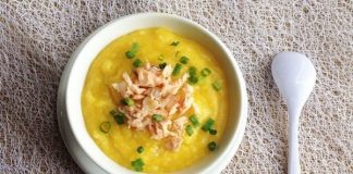 Công thức nấu cháo cá diêu hồng cho bé ăn dặm không bị tanh