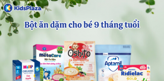 Top 7 bột ăn dặm cho bé 9 tháng tuổi thơm ngon, bổ dưỡng