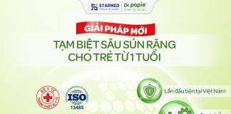 Gạc ngừa sâu sún Dr.Papie 1+: Giải pháp đột phá mới ngăn ngừa sâu sún răng cho trẻ