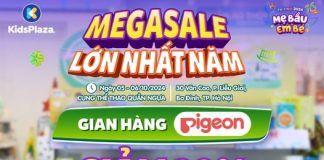 Đến gian hàng Pigeon săn MEGASALE lớn nhất năm tại Festival mẹ bầu và em bé 2024