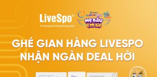 Ghé gian hàng LiveSpo – Săn siêu ưu đãi lớn nhất năm tại Festival Mẹ bầu và Em bé 2024
