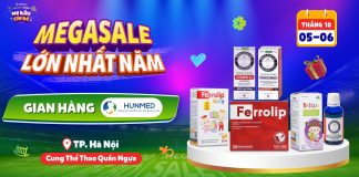 Đến gian hàng Hunmed săn MEGASALE lớn nhất năm tại Festival mẹ bầu và em bé 2024