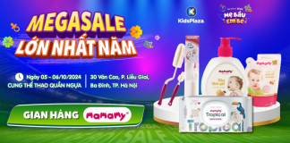 Đến gian hàng Mamamy săn MEGASALE lớn nhất năm tại Festival mẹ bầu và em bé 2024