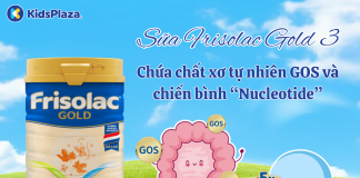 Đánh giá công dụng sữa Frisolac Gold 3 cho bé từ 1-3 tuổi