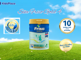 Khám phá thành phần vàng trong sữa Friso Gold Pro 4 cho bé phát triển toàn diện